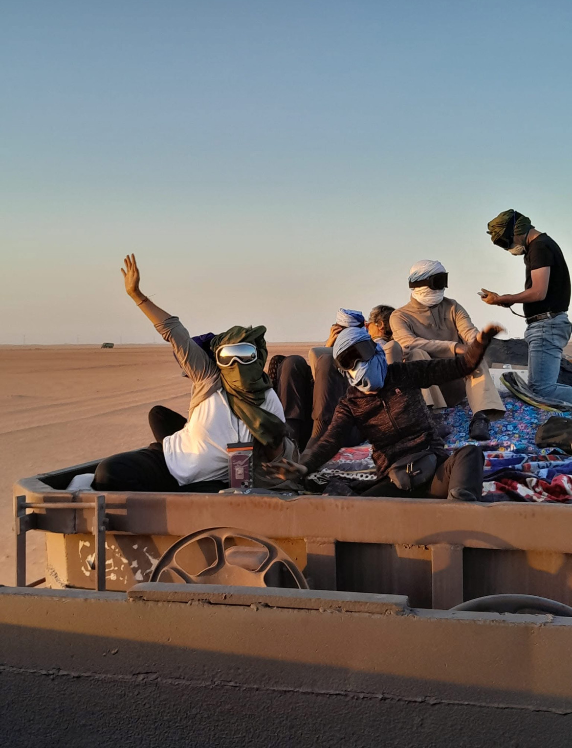 Riding the iron ore wagons at golden hour